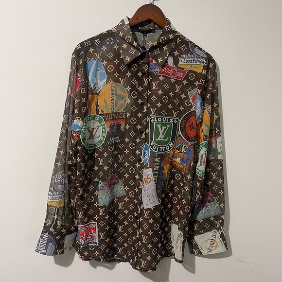 Louis Vuitton Logo Print Shirt - Picture 1 of 8